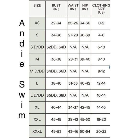 NWT Andie The Tulum Ciss Cross OnePiece Baywatch Moment Removable Cups 3XL Black - Picture 9 of 16